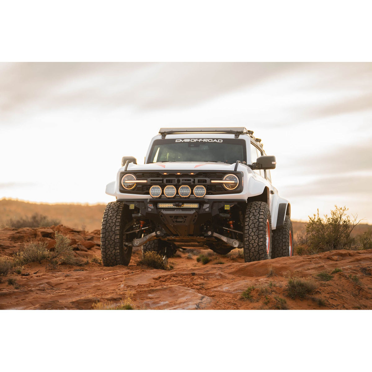 DV8 OFF-ROAD | 2022+ Ford Bronco Raptor Tube Front Bumper  | FBFR-02