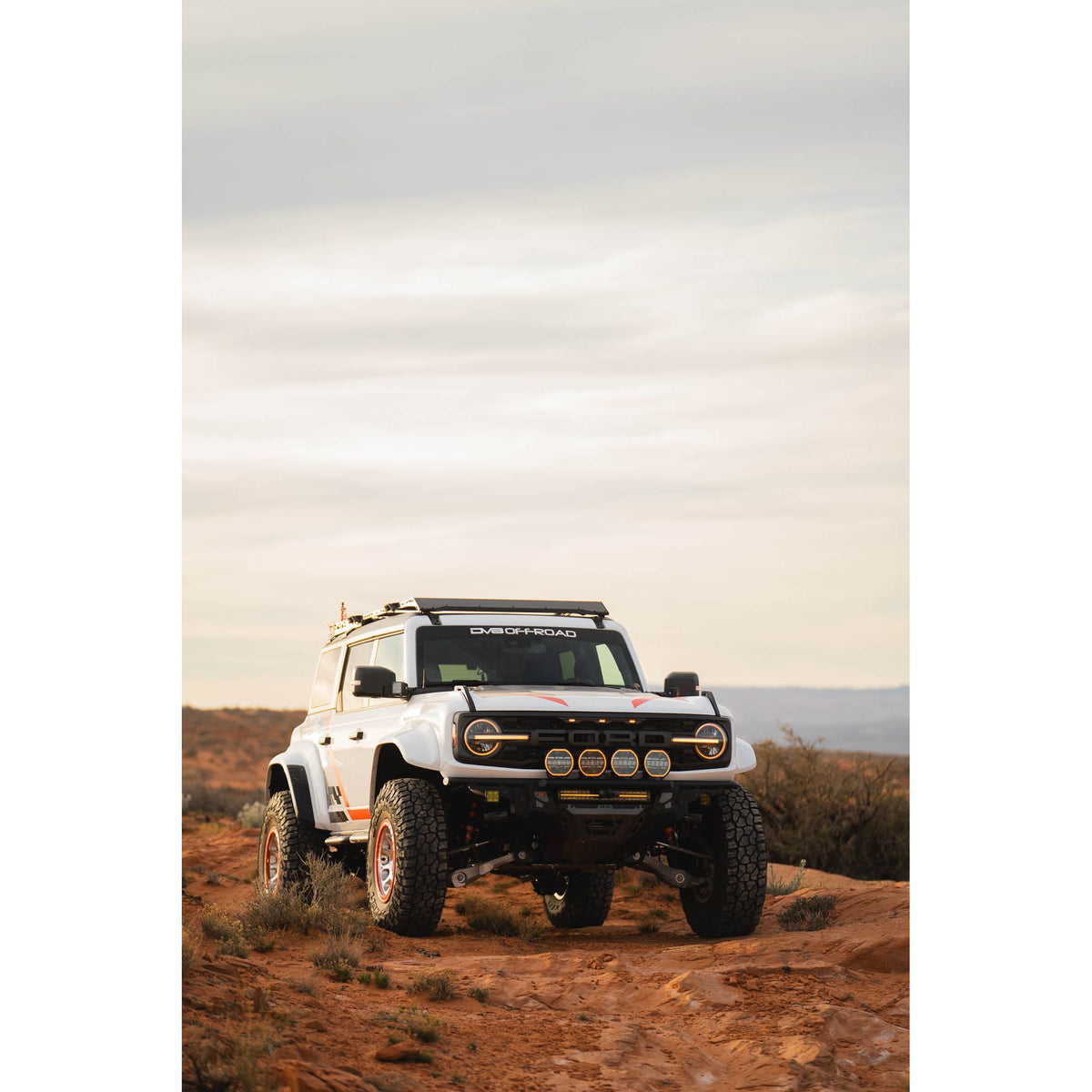 DV8 OFF-ROAD | 2022+ Ford Bronco Raptor Tube Front Bumper  | FBFR-02