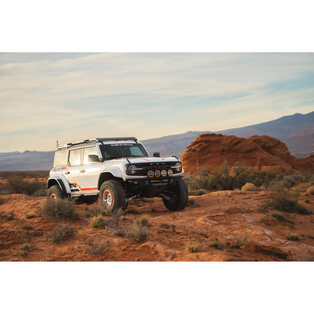 DV8 OFF-ROAD | 2022+ Ford Bronco Raptor Tube Front Bumper  | FBFR-02