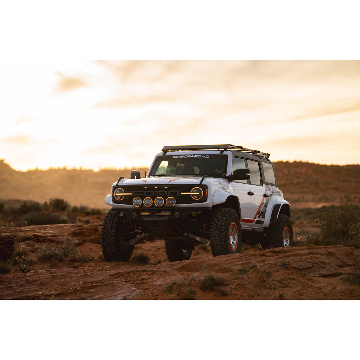DV8 OFF-ROAD FBFR-02 DV8 Offroad FBFR-02 Bronco Raptor Tube Front Bumper for Ford Bronco