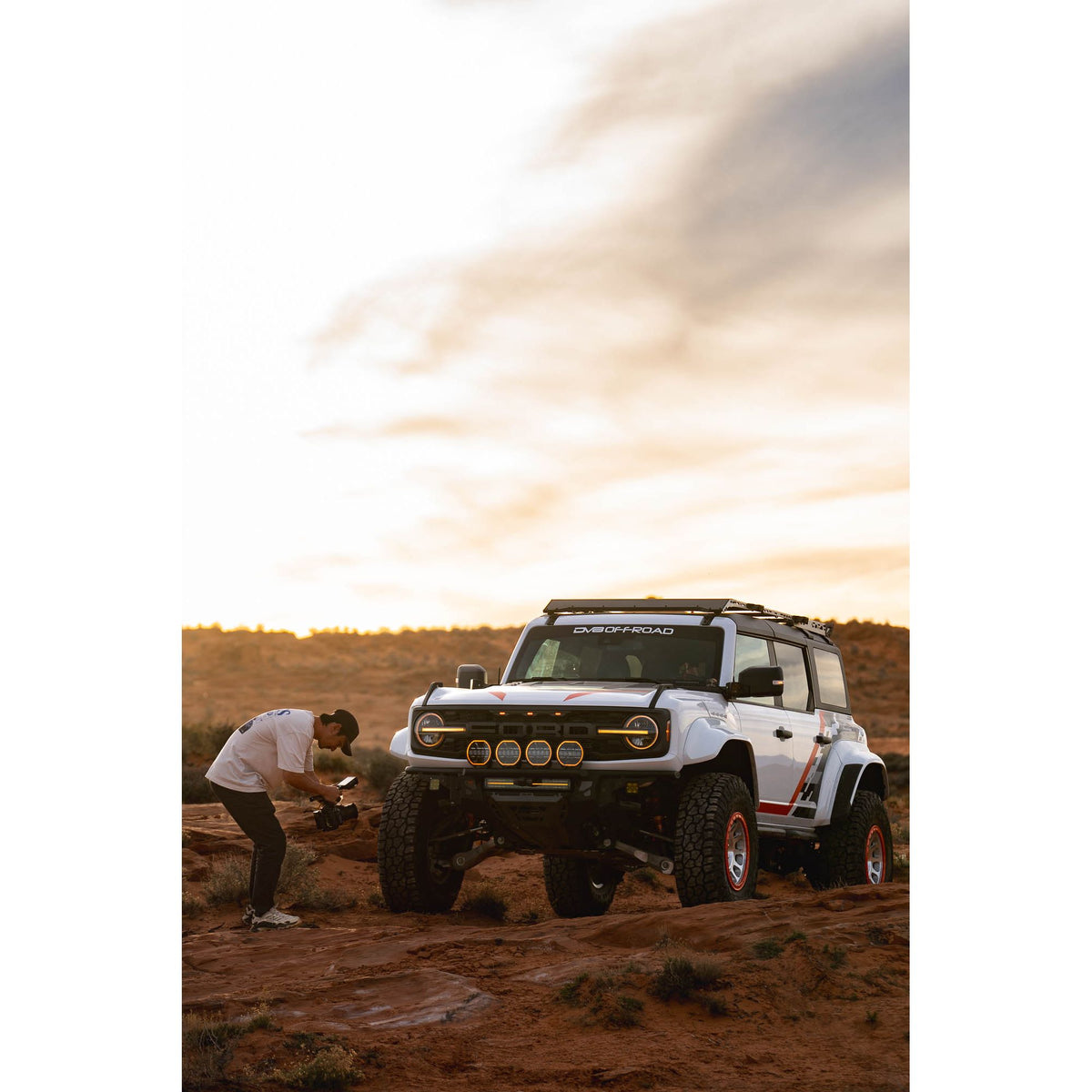 DV8 OFF-ROAD FBFR-02 DV8 Offroad FBFR-02 Bronco Raptor Tube Front Bumper for Ford Bronco