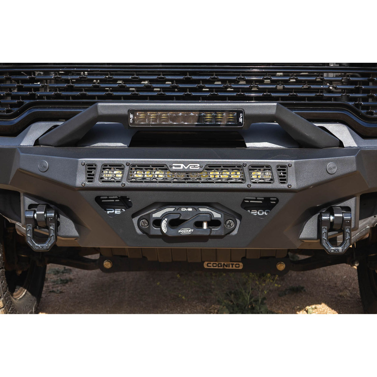DV8 OFF-ROAD | 2020 2023 GMC Sierra 2500/3500 Spec Series Front Bumper  | FBGC2-01