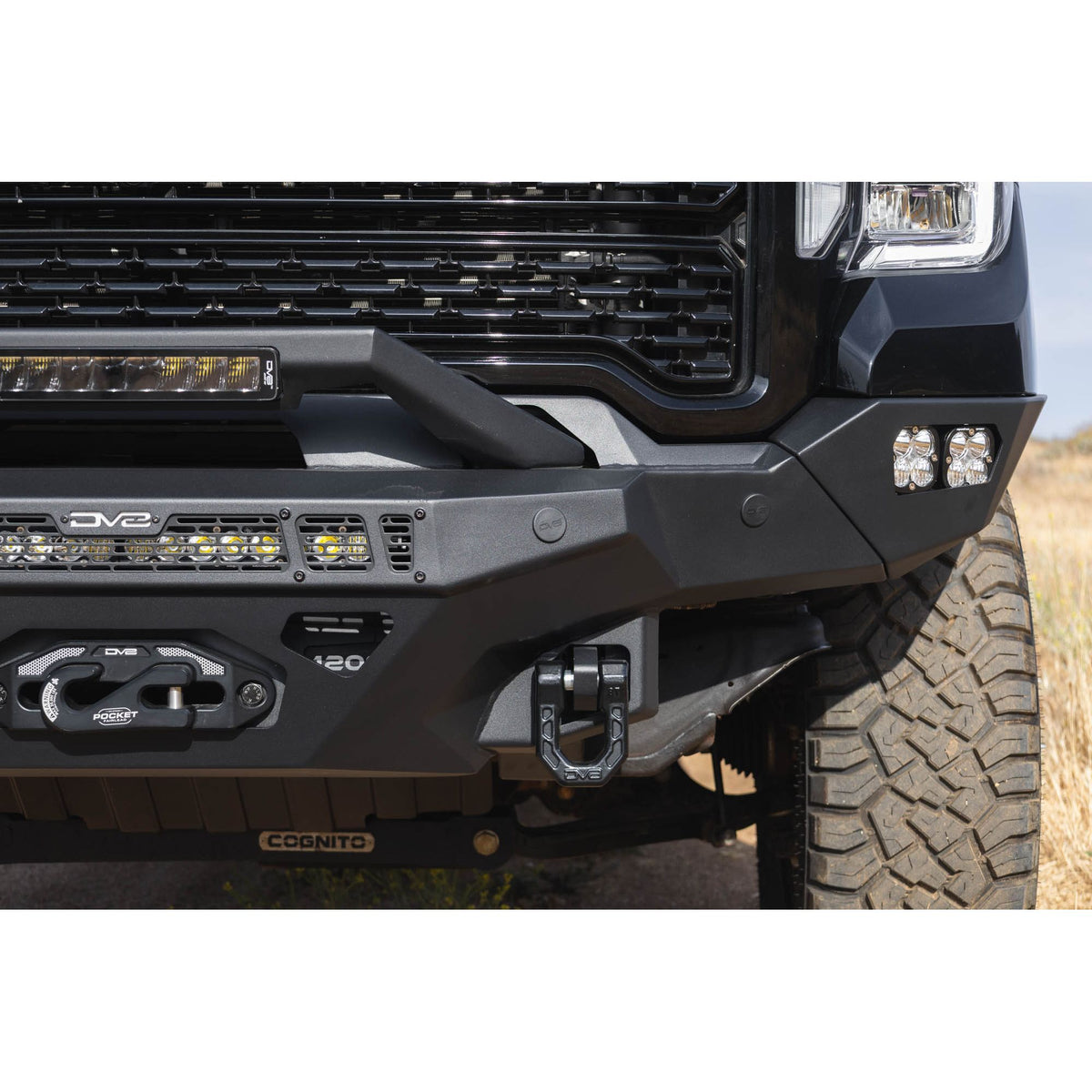 DV8 OFF-ROAD | 2020 2023 GMC Sierra 2500/3500 Spec Series Front Bumper  | FBGC2-01