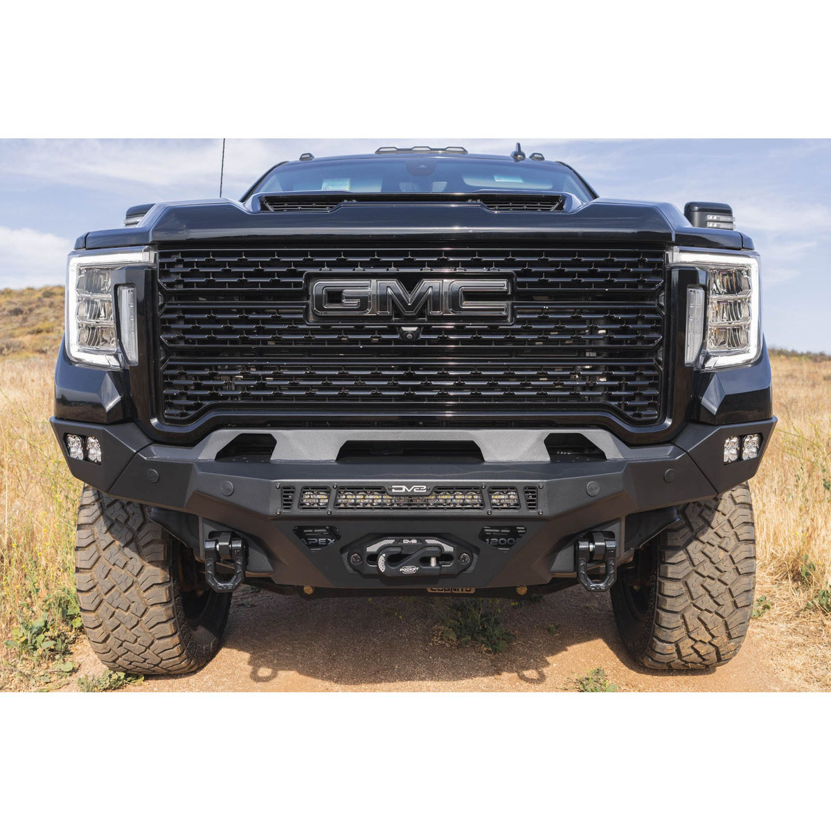 DV8 OFF-ROAD | 2020 2023 GMC Sierra 2500/3500 Spec Series Front Bumper  | FBGC2-01