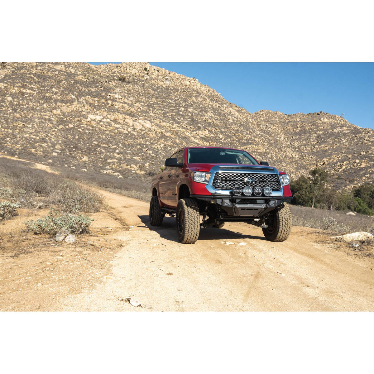 DV8 OFF-ROAD FBTT2-07 DV8 Offroad FBTT2-07 2014 for 2021 Toyota Tundra Tube Front Bumper