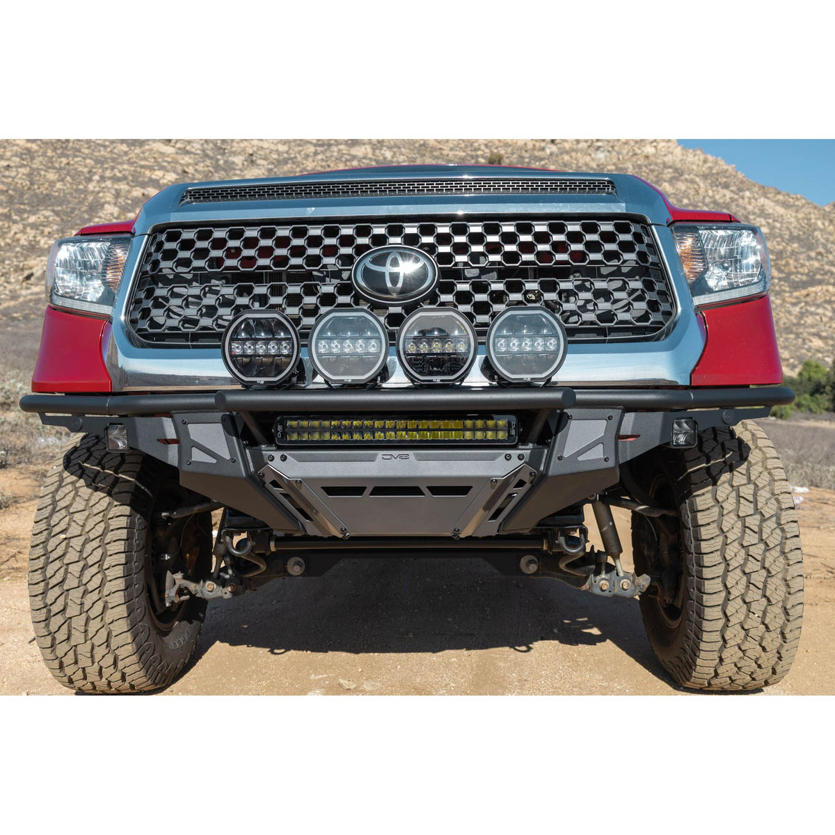 DV8 OFF-ROAD FBTT2-07 DV8 Offroad FBTT2-07 2014 for 2021 Toyota Tundra Tube Front Bumper