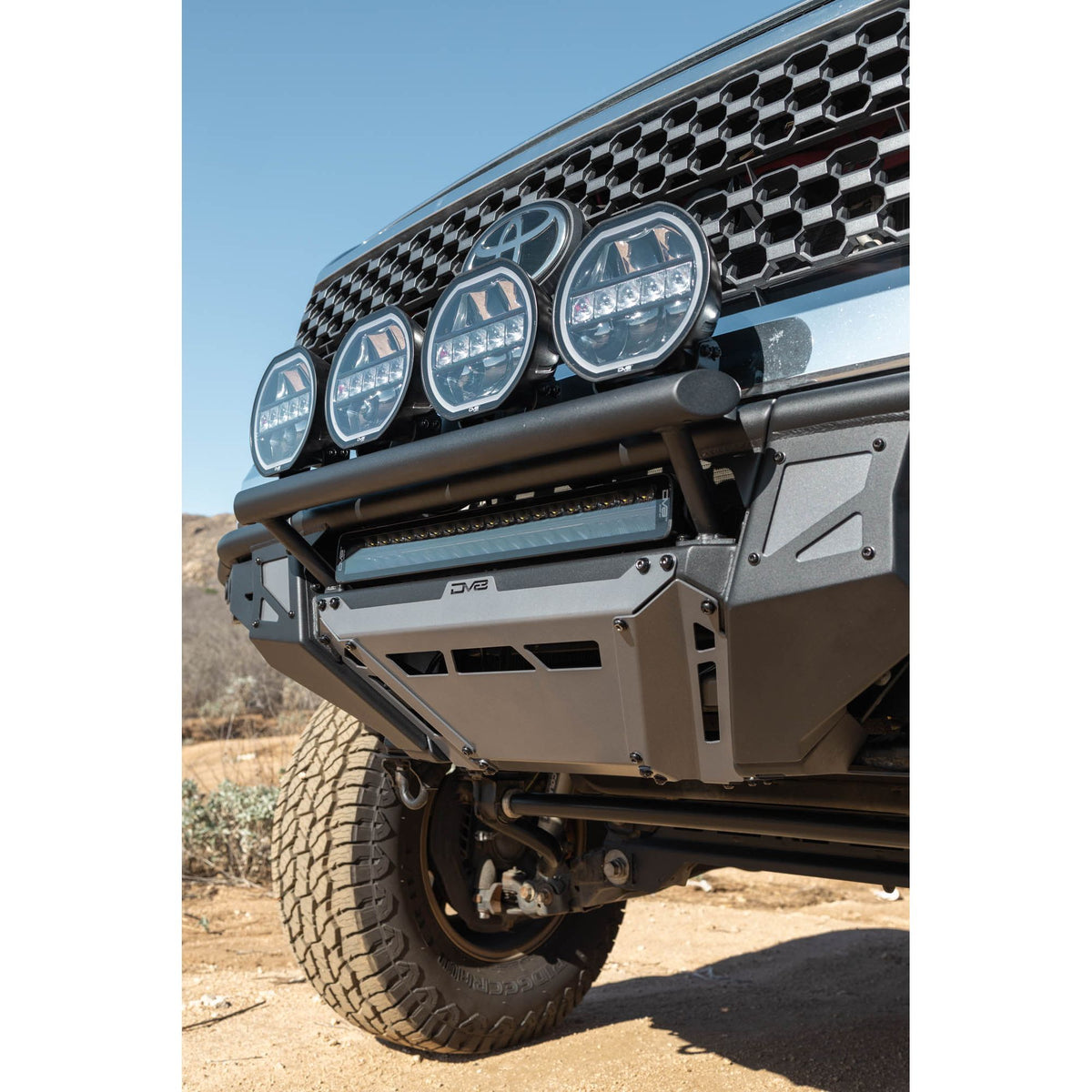 DV8 OFF-ROAD FBTT2-07 DV8 Offroad FBTT2-07 2014 for 2021 Toyota Tundra Tube Front Bumper