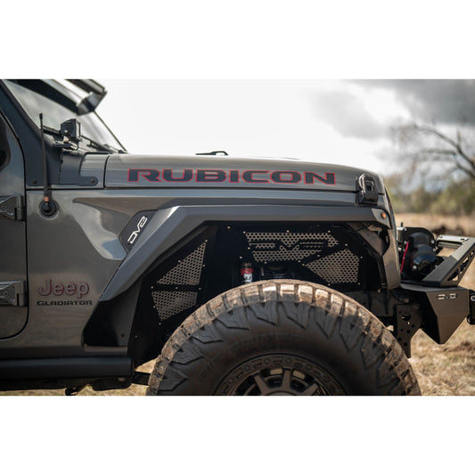 DV8 OFF-ROAD | 2020 2025 Jeep Gladiator JT Armor Fender Flares  | FDGL-09