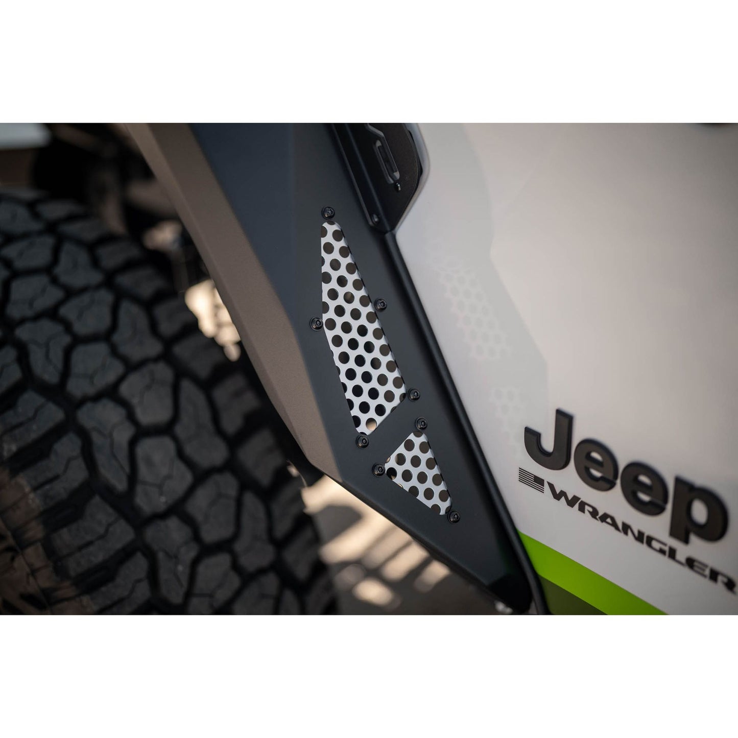 DV8 OFF-ROAD | 2018 2025 Jeep Wrangler JL Armor Fender Flares  | FDJL-09