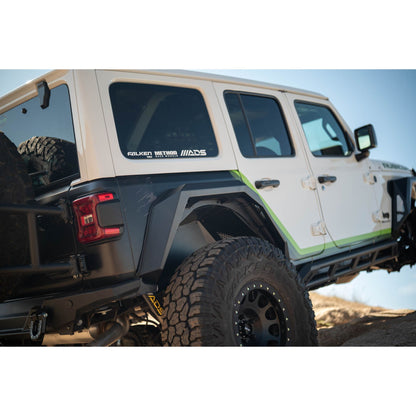 DV8 OFF-ROAD | 2018 2025 Jeep Wrangler JL Armor Fender Flares  | FDJL-09