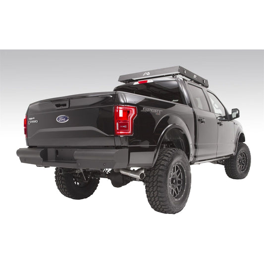 Fab Fours Elite Rear Bumper 2 Stage Black Powder Coated l FF09-U1750-1
