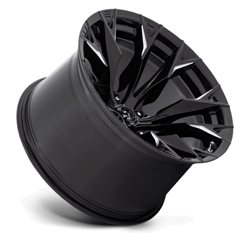 FUEL D803 FLAME Gloss Black Milled