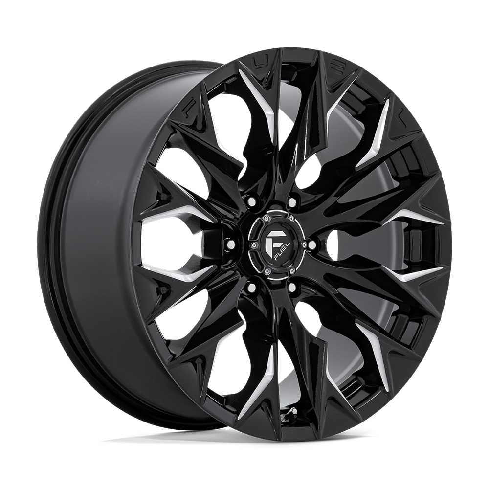 FUEL D803 FLAME Gloss Black Milled