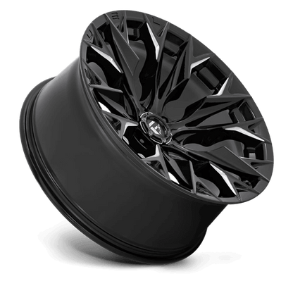 FUEL D803 FLAME Gloss Black Milled