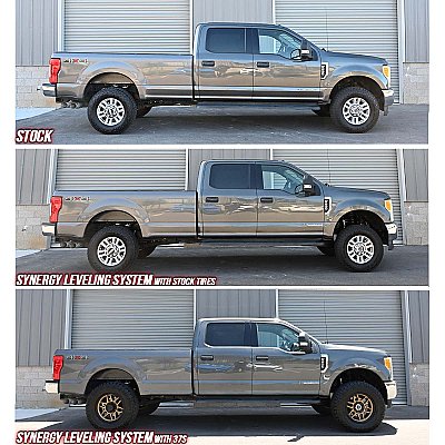 Synergy 2005+ Ford Super Duty 4x4 Leveling Systems — Synergy 2005+ Ford Super Duty 4x4 Leveling Systems