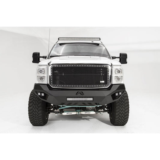 Fab Fours Vengeance Front Bumper 2 Stage Black Powder Coated No Guard l FS11-V2551-1