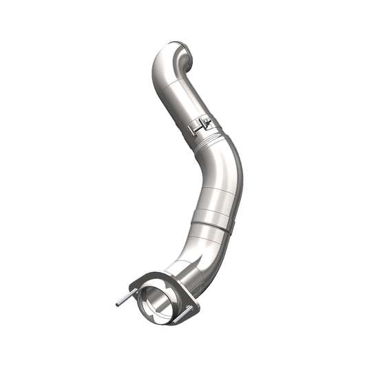MBRP | 4 Inch Turbo Down Pipe For 11-15 Ford 6.7L Powerstroke T409 Stainless Steel EO Num. D-763-1  | FS9CA459