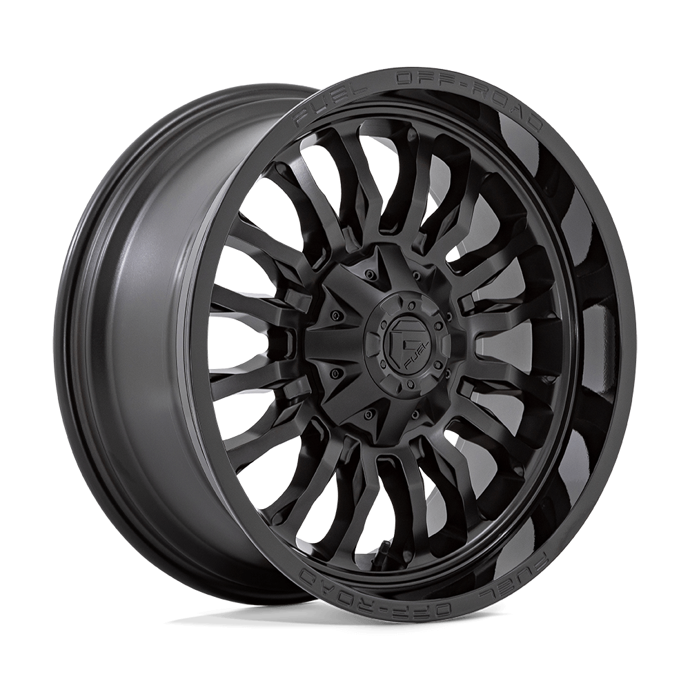 FUEL D796 ARC Matte Black W/ Gloss Black Lip