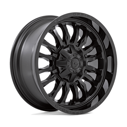 FUEL D796 ARC Matte Black W/ Gloss Black Lip