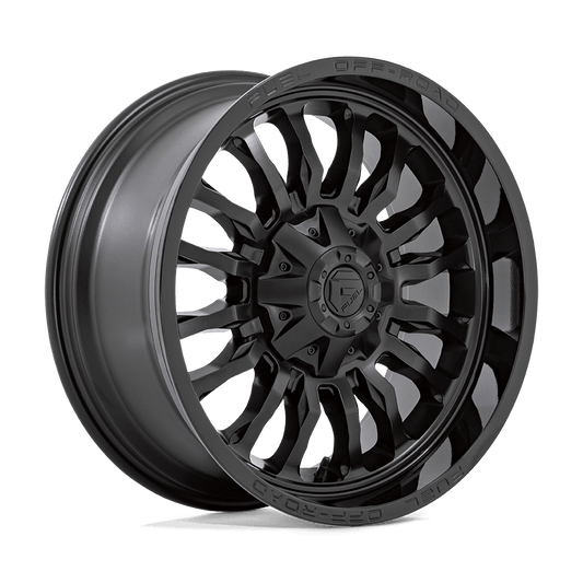 FUEL D796 ARC Matte Black W/ Gloss Black Lip