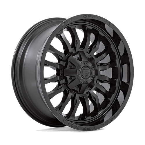 FUEL D796 ARC Matte Black W/ Gloss Black Lip