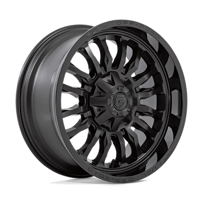 FUEL D796 ARC Matte Black W/ Gloss Black Lip
