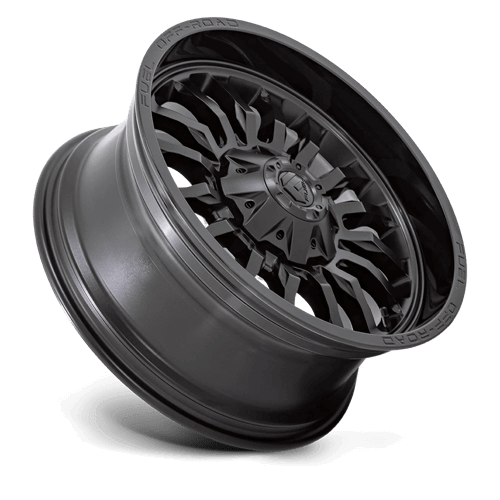 FUEL D796 ARC Matte Black W/ Gloss Black Lip