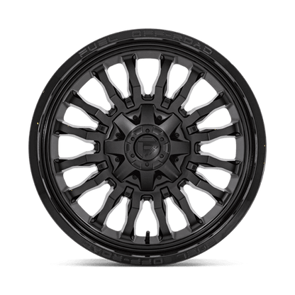 FUEL D796 ARC Matte Black W/ Gloss Black Lip