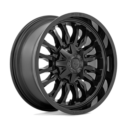 FUEL D796 ARC Matte Black W/ Gloss Black Lip