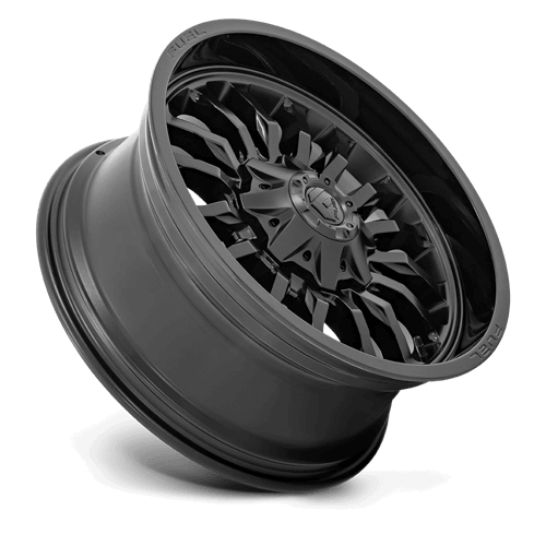 FUEL D796 ARC Matte Black W/ Gloss Black Lip