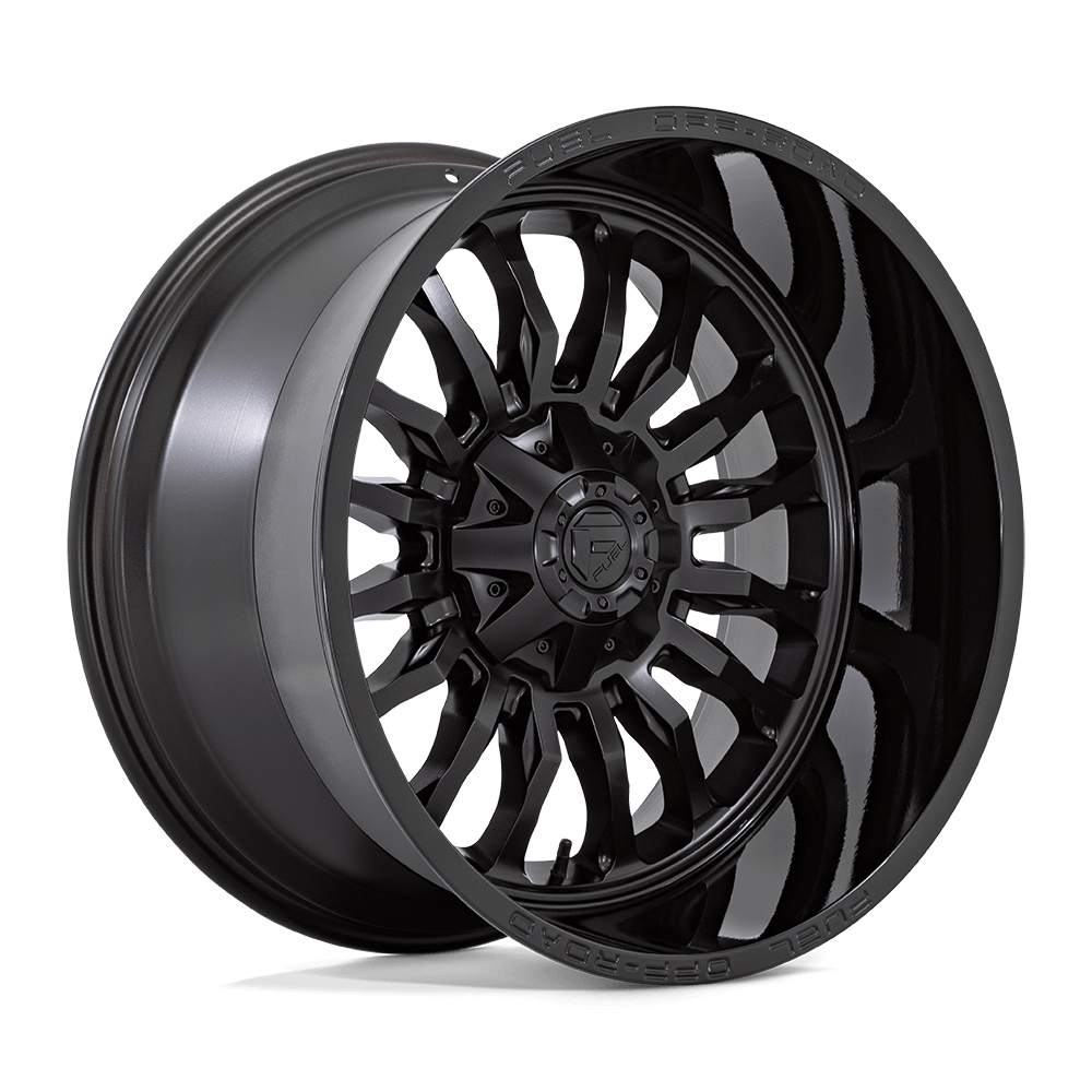 FUEL D796 ARC Matte Black W/ Gloss Black Lip