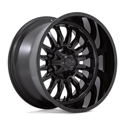 FUEL D796 ARC Matte Black W/ Gloss Black Lip