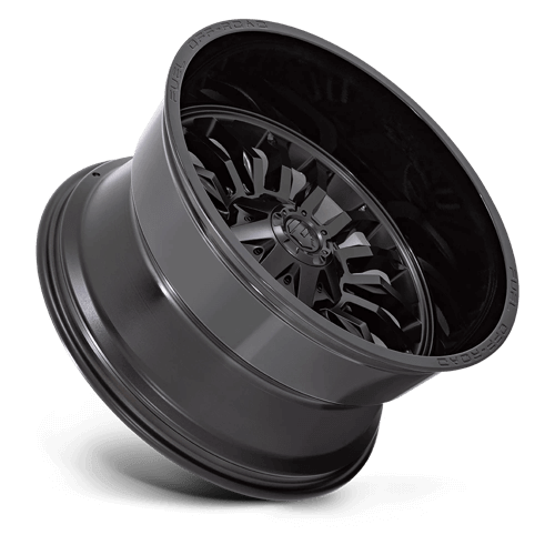 FUEL D796 ARC Matte Black W/ Gloss Black Lip