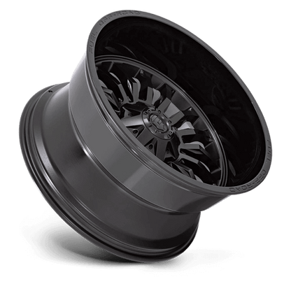 FUEL D796 ARC Matte Black W/ Gloss Black Lip