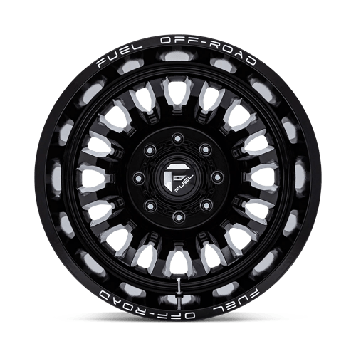 FUEL D868 ARC DUALLY Gloss Black Milled