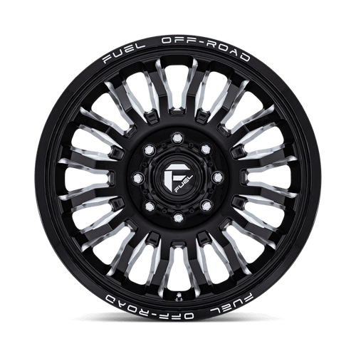 FUEL D868 ARC DUALLY Gloss Black Milled