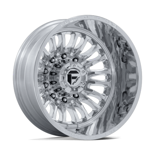 FUEL D891 ARC DUALLY Polished representative front/rear wheel imagery