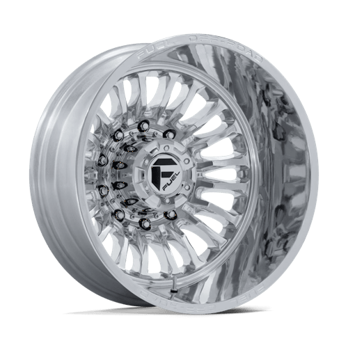FUEL D891 ARC DUALLY Polished representative front/rear wheel imagery
