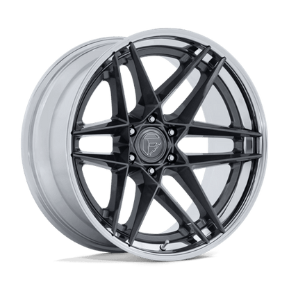 FUEL FC408 FLIGHT Gloss Gunmetal W/ Chrome Lip