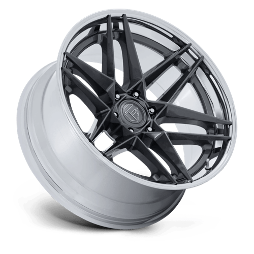 FUEL FC408 FLIGHT Gloss Gunmetal W/ Chrome Lip