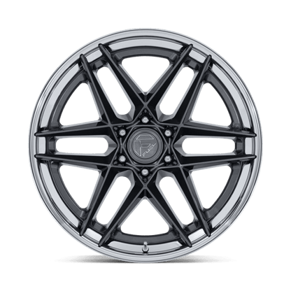 FUEL FC408 FLIGHT Gloss Gunmetal W/ Chrome Lip