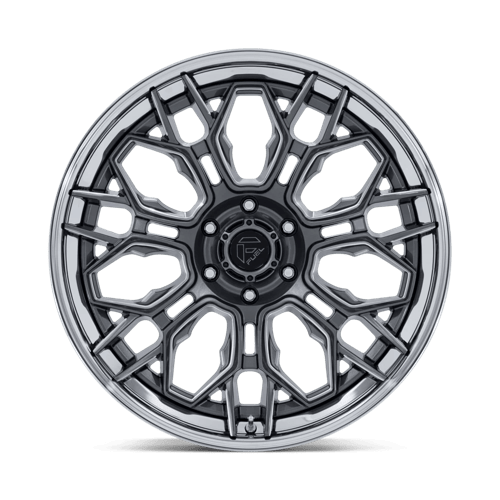 FUEL FC409 HIVE Gloss Gunmetal W/ Chrome Lip