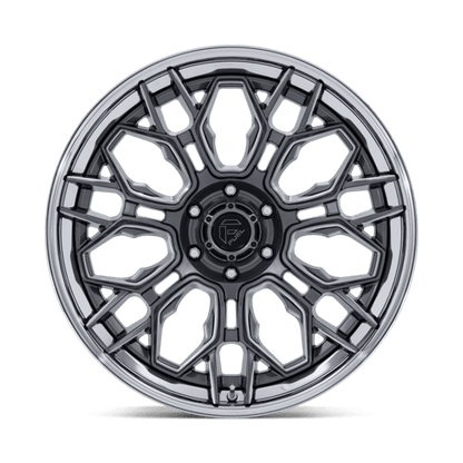 FUEL FC409 HIVE Gloss Gunmetal W/ Chrome Lip