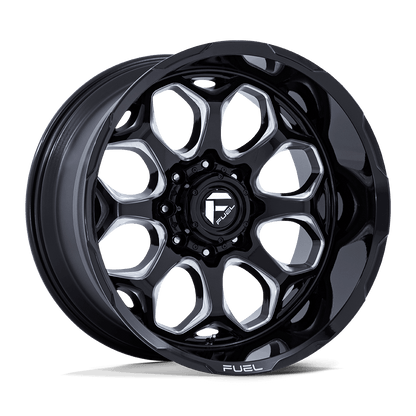 FUEL FC862 SCEPTER Gloss Black Milled