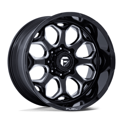 FUEL FC862 SCEPTER Gloss Black Milled