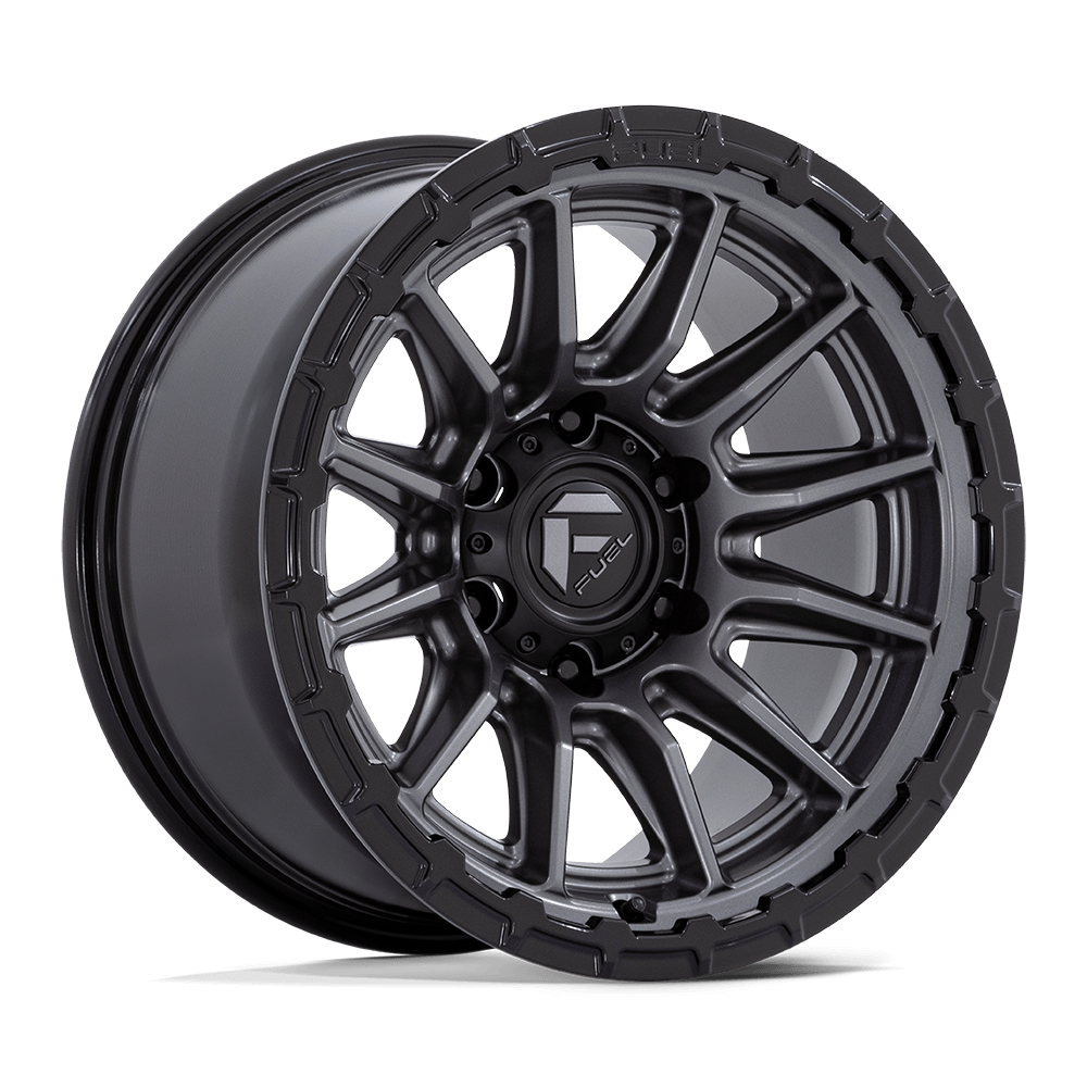 FUEL FC866 PISTON Matte Gunmetal Gloss Black Lip