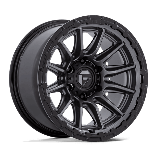 FUEL FC866 PISTON Matte Gunmetal Gloss Black Lip