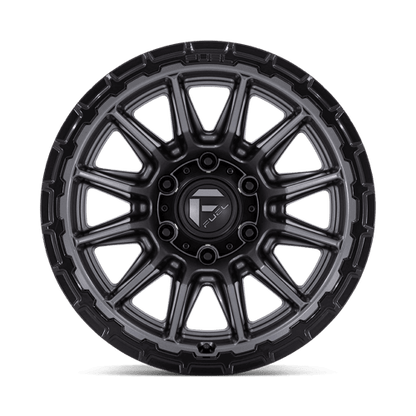 FUEL FC866 PISTON Matte Gunmetal Gloss Black Lip