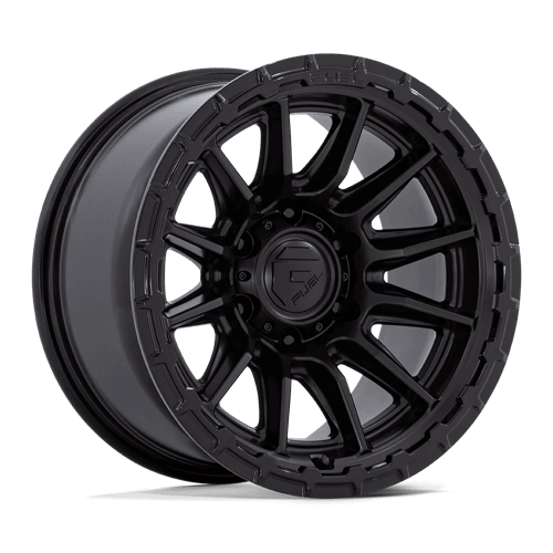 FUEL FC866 PISTON Blackout W/ Gloss Black Lip