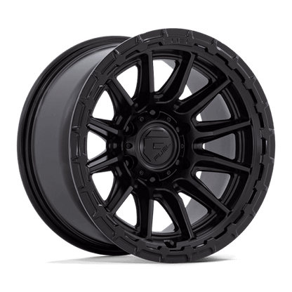 FUEL FC866 PISTON Blackout W/ Gloss Black Lip